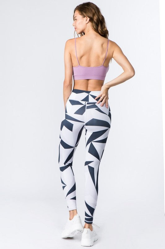 Active High Rise Print Workout Legging - Image 3