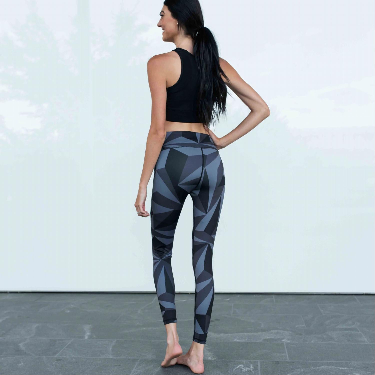 Active High Rise Print Workout Legging - Image 5