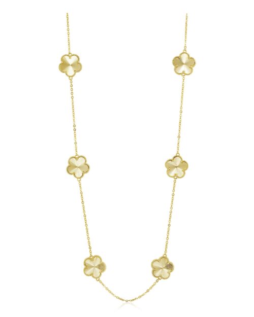 Adeline Clover Necklace Gold