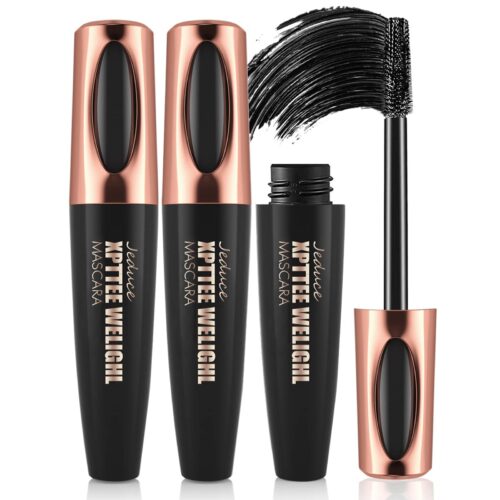 1/2 Pack Black 4D Silk Fiber Eyelash Mascara Extension Makeup - Image 2