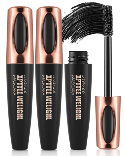 1/2 Pack Black 4D Silk Fiber Eyelash Mascara Extension Makeup