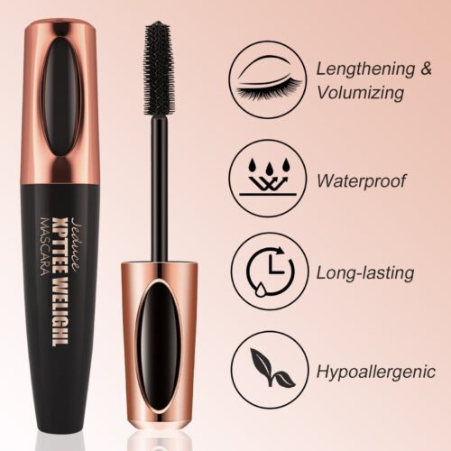 1/2 Pack Black 4D Silk Fiber Eyelash Mascara Extension Makeup - Image 6