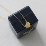 18K Plated Gold Simple Heart Necklace