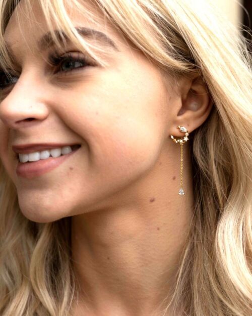 Asymmetric Sparkle Earrings
