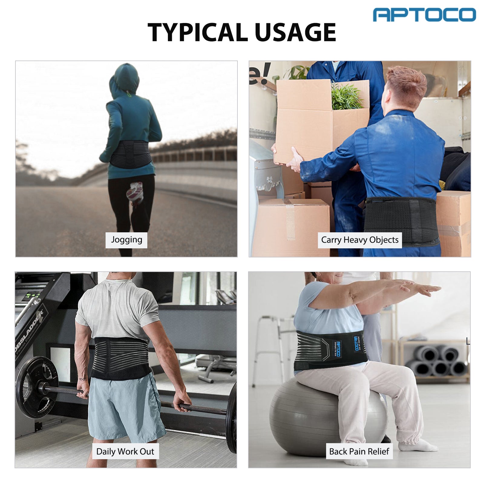 Back Brace Pain Relief Support Belt Invisible Spine Protection Belt - Image 7