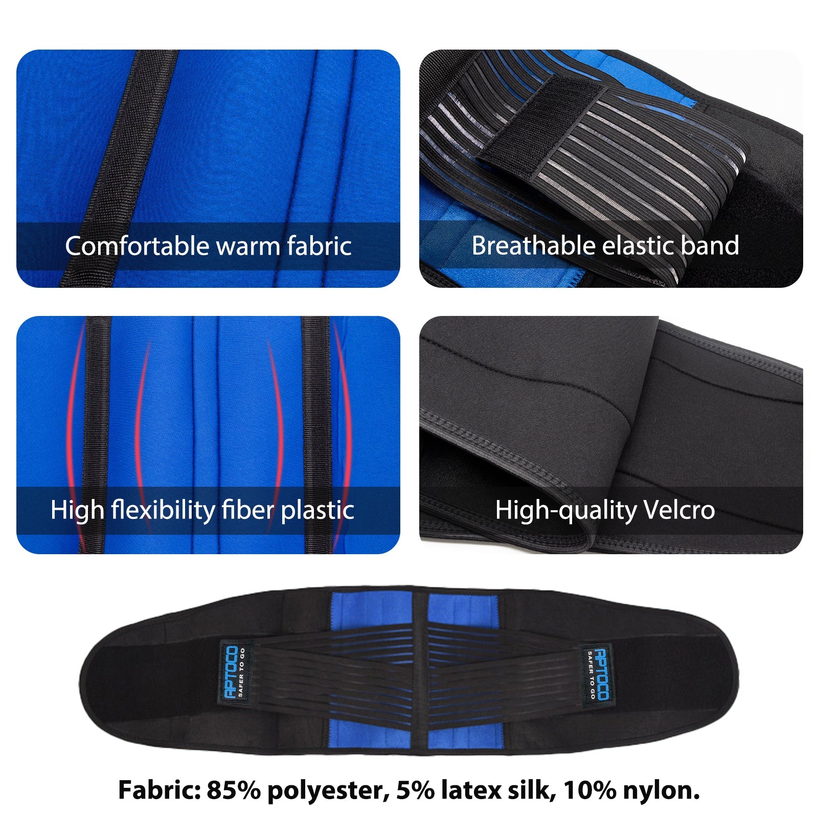 Back Brace Pain Relief Support Belt Invisible Spine Protection Belt - Image 10