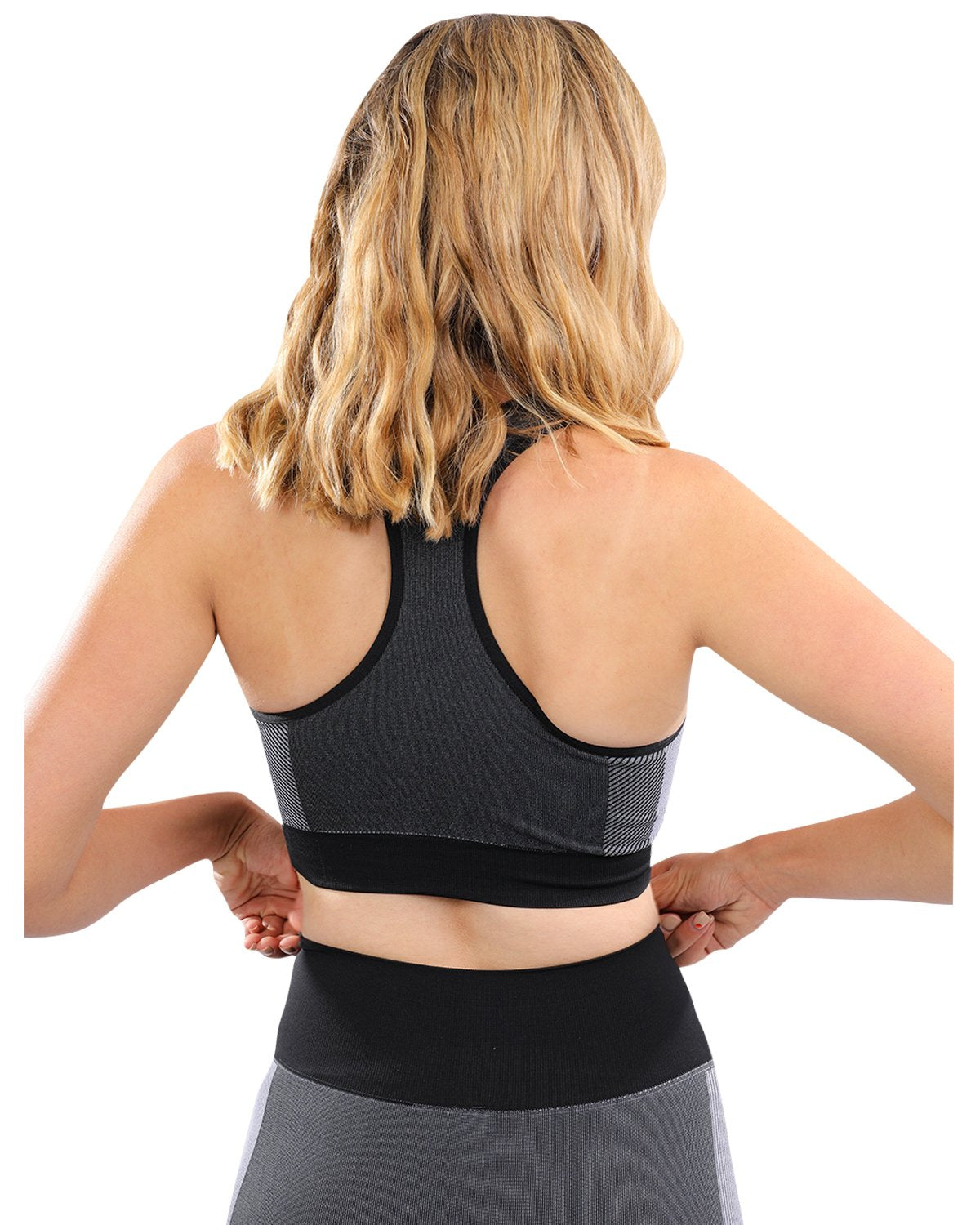 Arleta Seamless Sports Bra - Black - Image 5