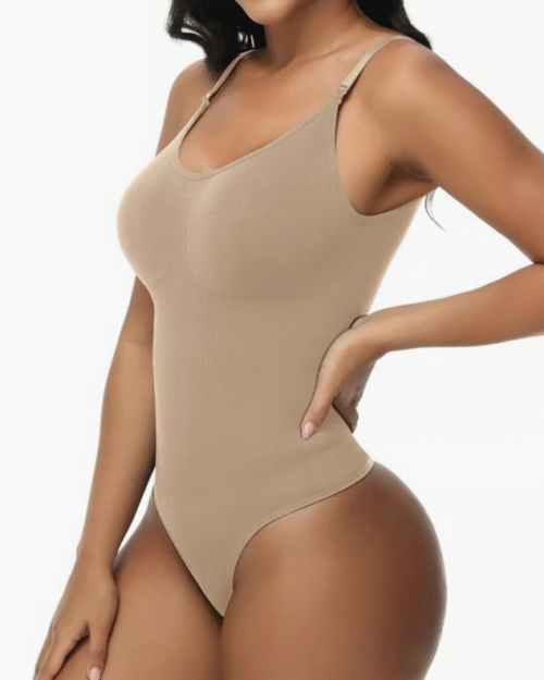 Bodysuit for Women Tummy Control Shapewear Body Shaper Seamless Spaghe