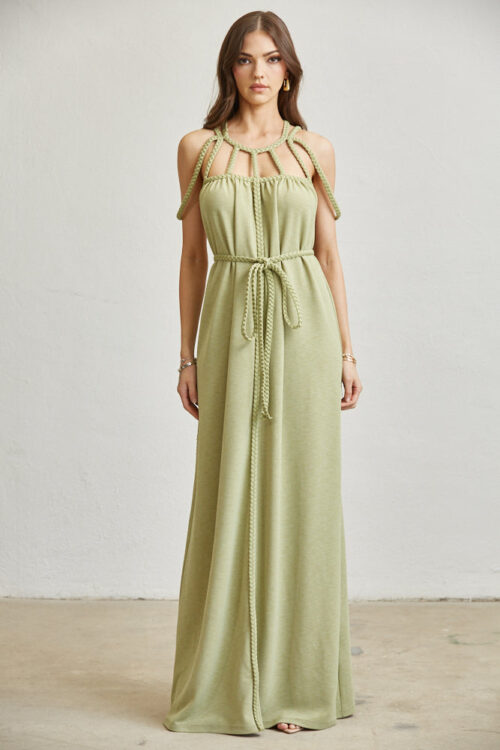 Biya Braided Maxi Dress - Image 6