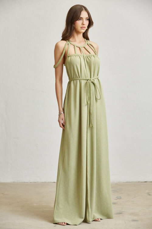 Biya Braided Maxi Dress - Image 7