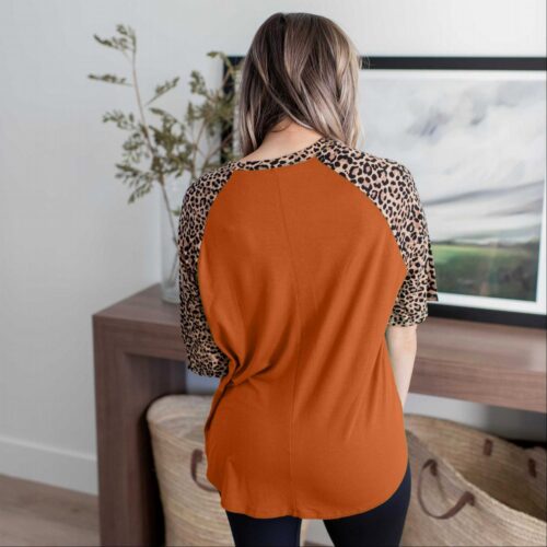 Bold Leopard Print Blouse - Image 4