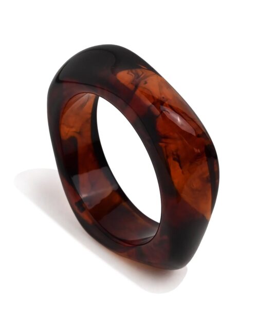 Brown Acrylic Bangle