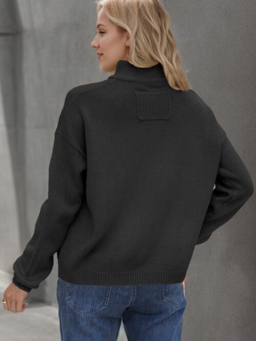 Button Up Long Sleeve Cardigan - Image 2