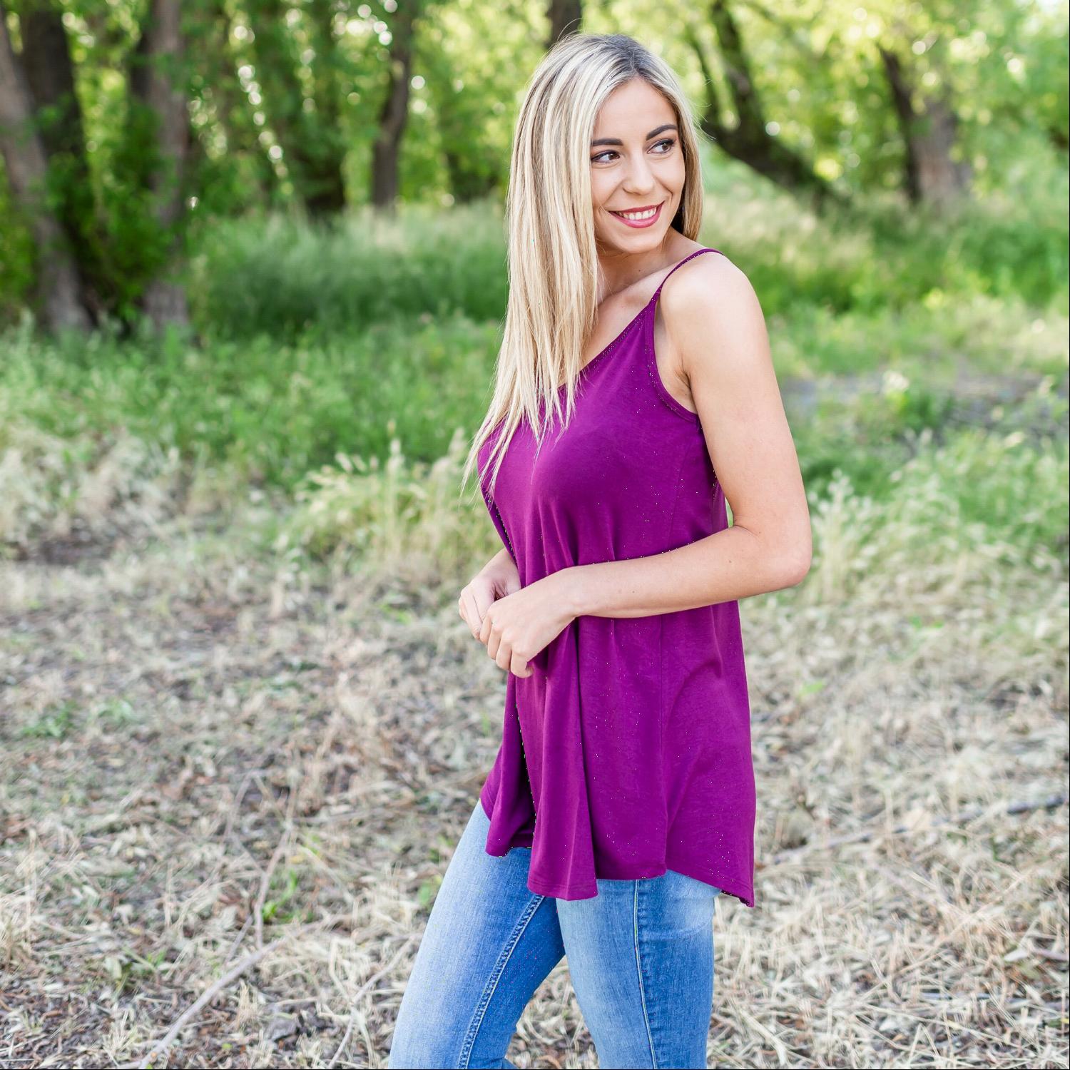 Bubble Crepe Camisole Top - Image 2