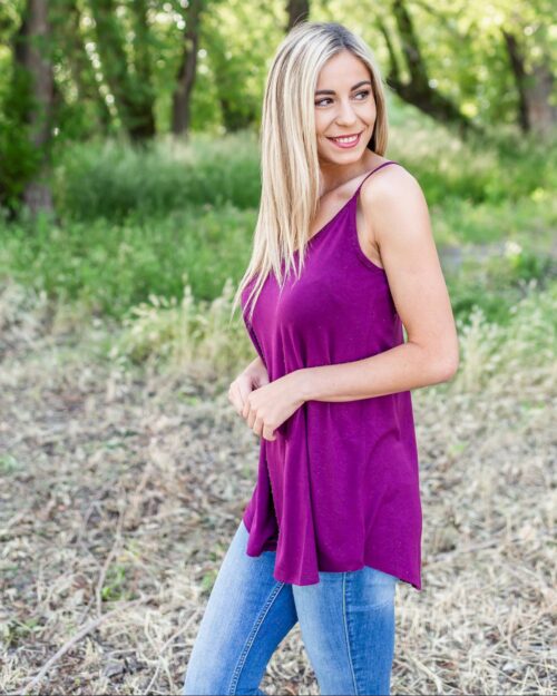 Bubble Crepe Camisole Top