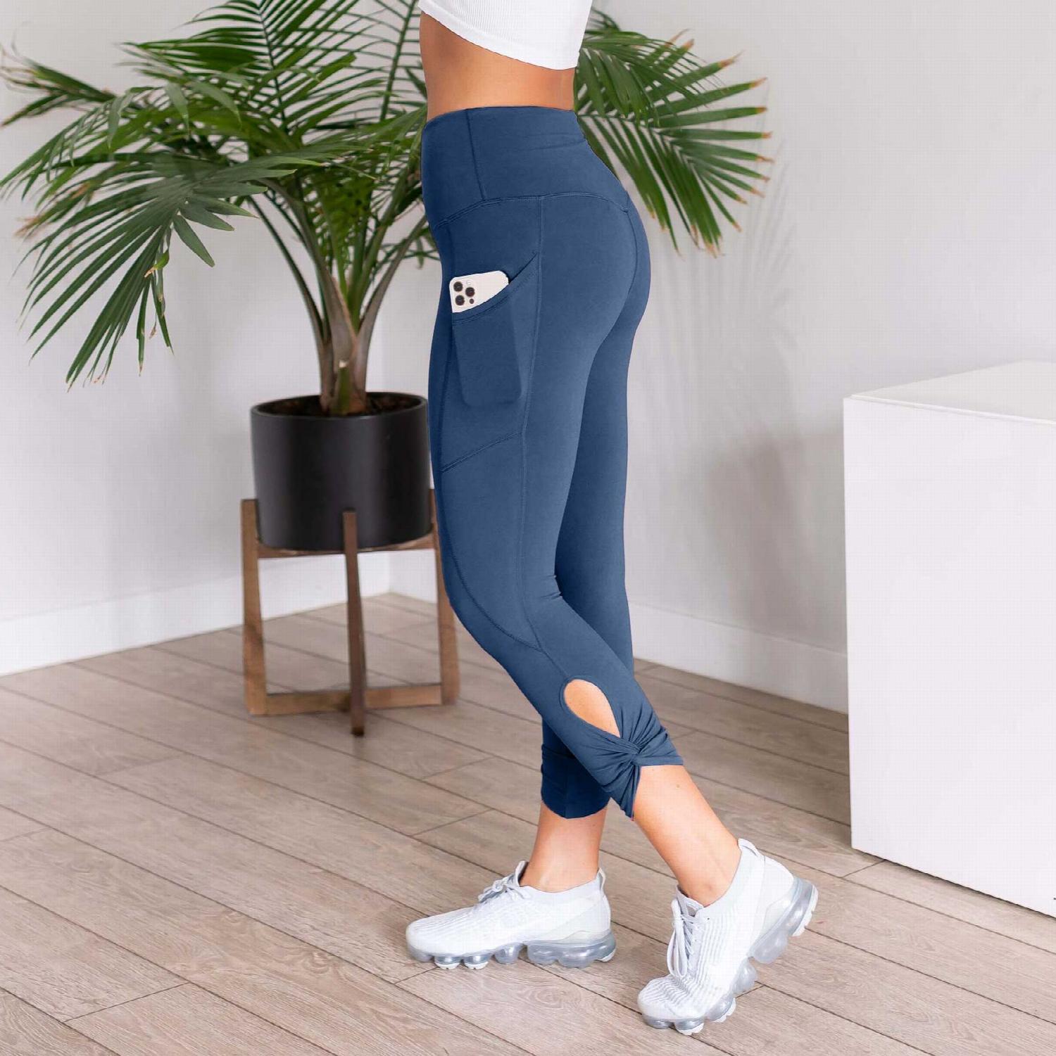 Butter, Capri Yoga Leggings - Image 5