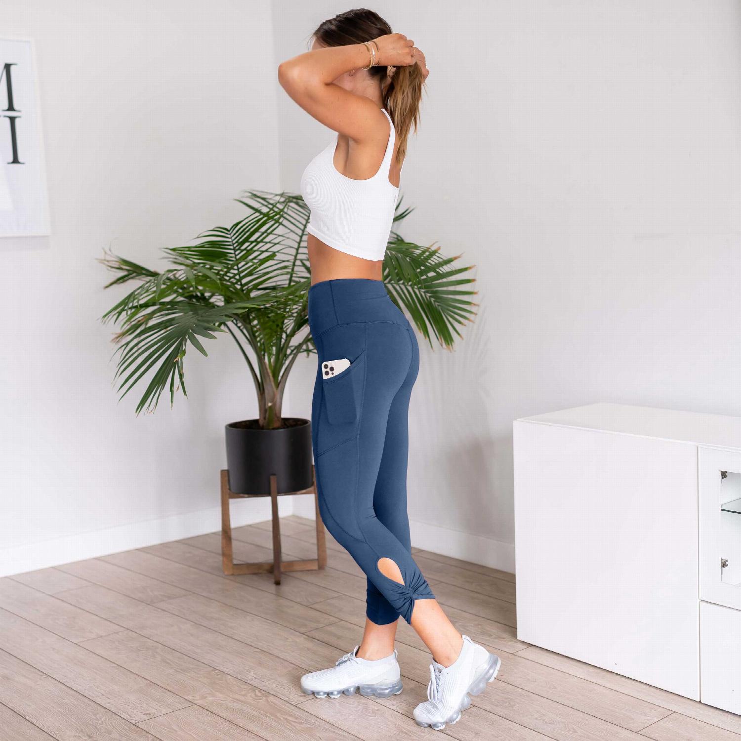Butter, Capri Yoga Leggings - Image 6