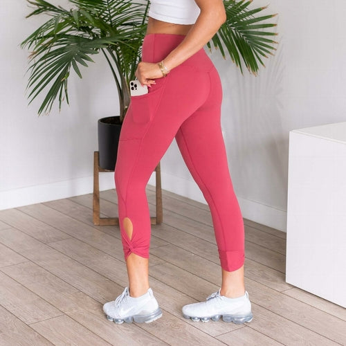 Butter, Capri Yoga Leggings - Image 15