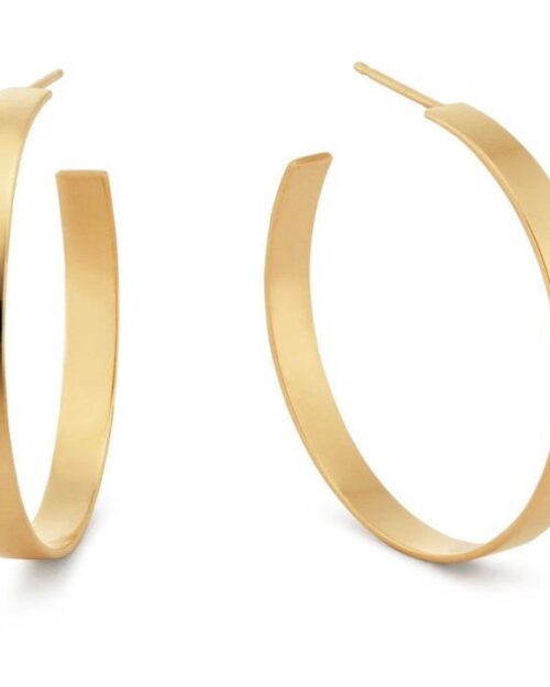 Carrie Flat Hoops