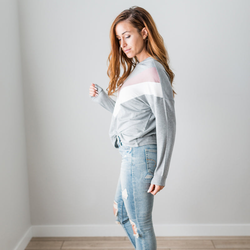 Chevron Long Sleeve Top - Image 6