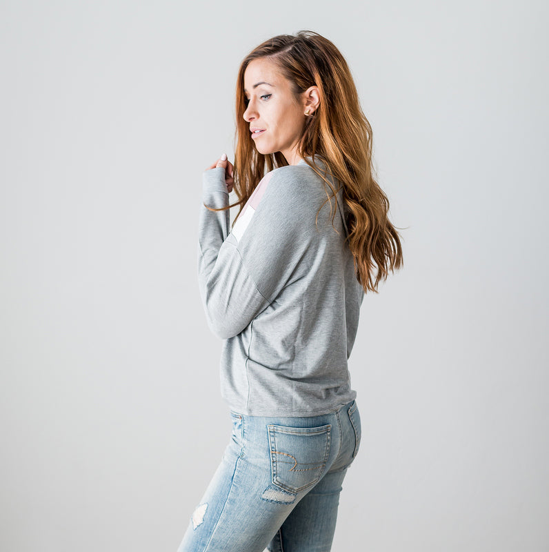 Chevron Long Sleeve Top - Image 5