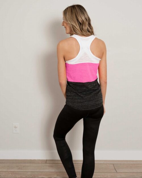 Contrast Color Block Soft Workout Tank