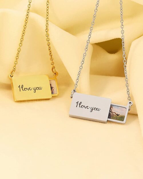 Custom Pull-Out Envelope Necklace