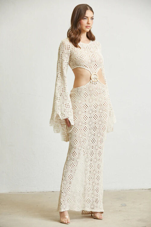 Cut-Out Knit Dress by Rose Paulino - Image 3