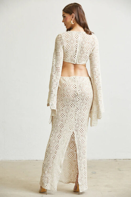 Cut-Out Knit Dress by Rose Paulino - Image 4