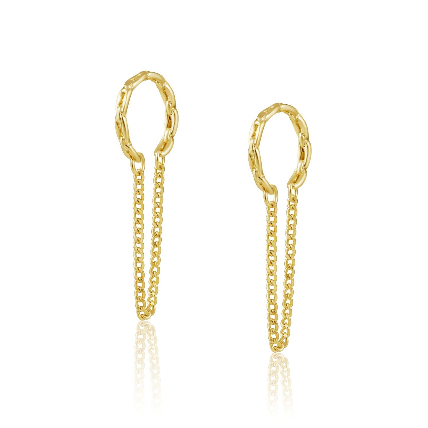 Emma Chain Ear Cuff - Image 2