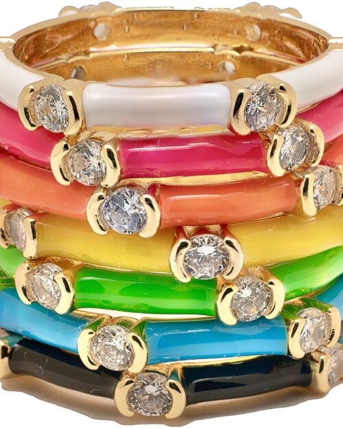 Enamel Stackable Ring