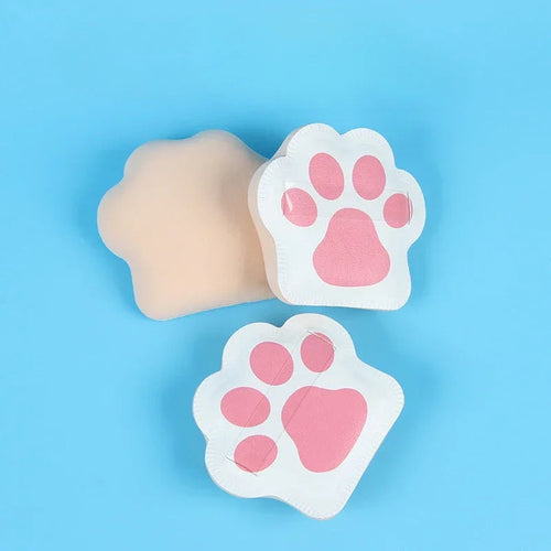 3pcs Cute Cat Claw Powder Puff Super Soft Makeup Sponge For Foundation - Image 9