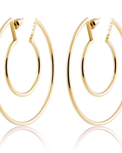 Faye Cutout Hoops