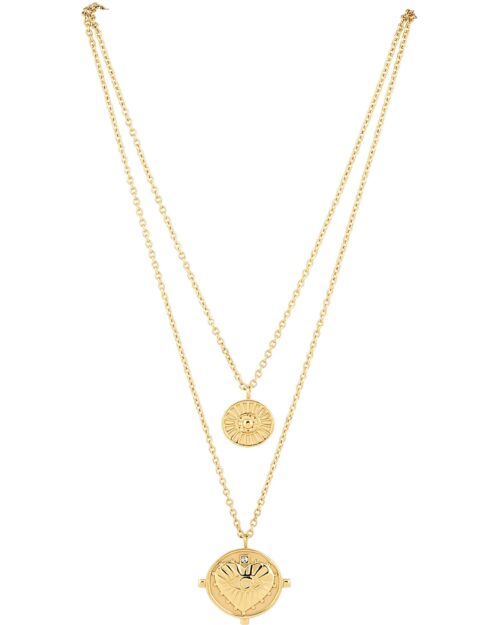 Gigi Double Coin Necklace
