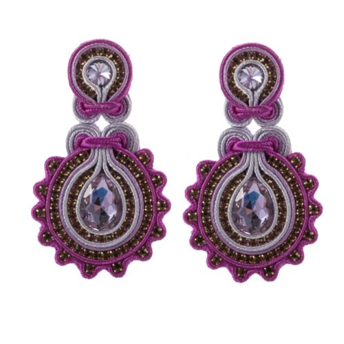 Handmade Soutache Earrings - Image 5
