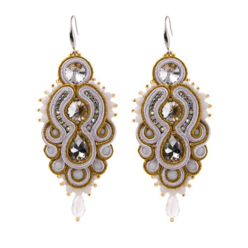 Handmade Soutache Earrings - Image 4