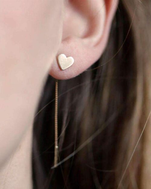 Heart Drop Earrings