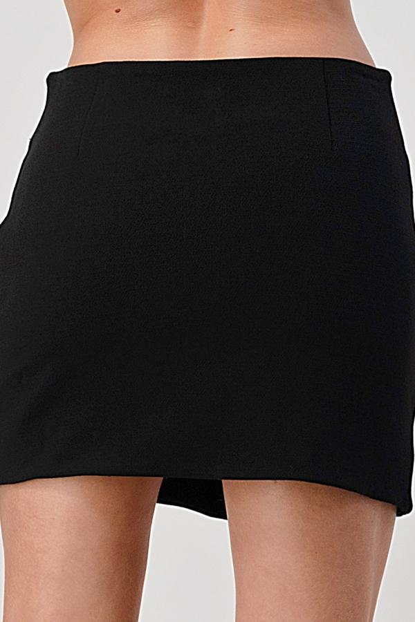 High-Waisted Zip-Front Mini Skirt - Image 8