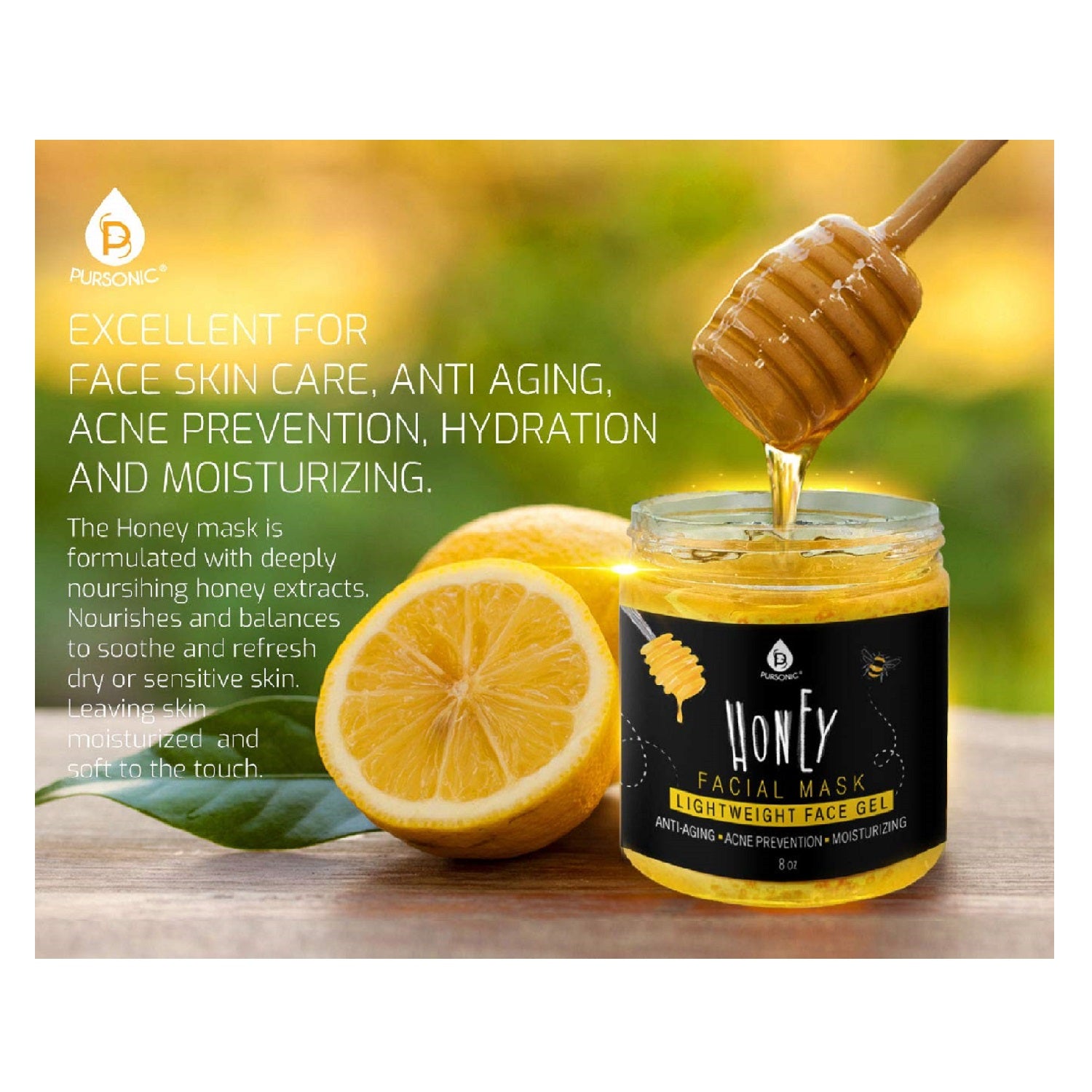 Honey Facial Mask 8 Oz - Image 4
