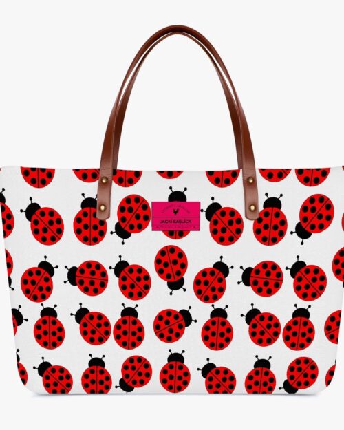 Jacki Easlick Ladybug Classic Diving Cloth Tote Bag