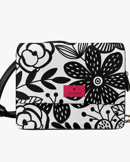 Jacki Easlick Happy Flowers Flap Handbag