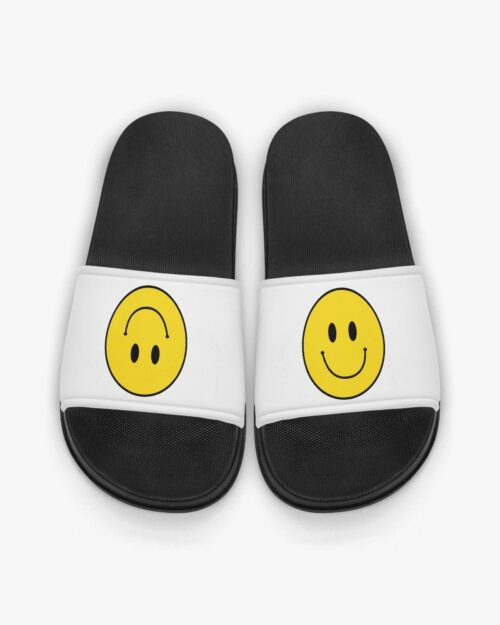 Jacki Easlick Smiley Face Slip on Beach Shoes - Black