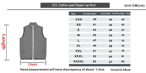 Jacki Easlick Three Crazy Chickens Cotton-pad Zipper-up Vest - Image 4
