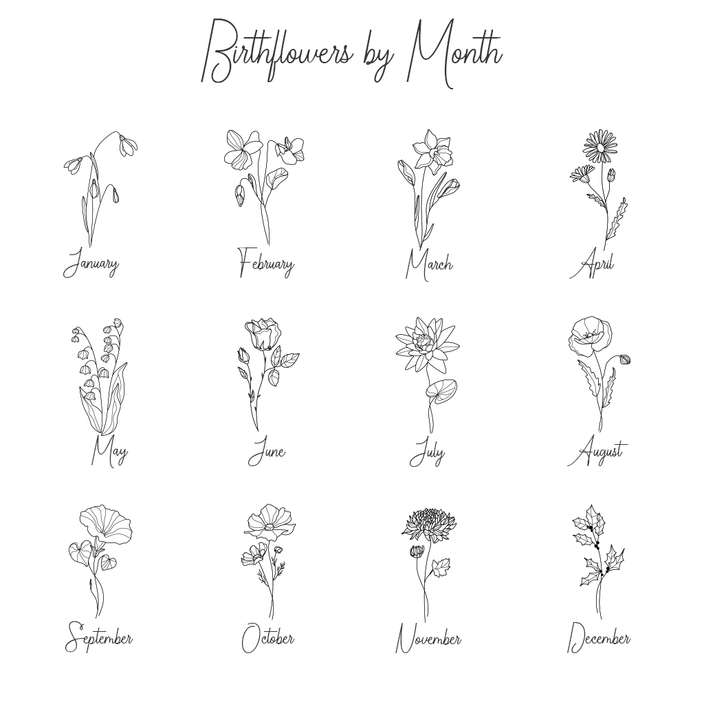 Jacki EaslickĀ® Custom Name & Birth Flower Necklace - Image 7