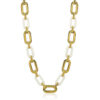 Jenna Acrylic Necklace - White