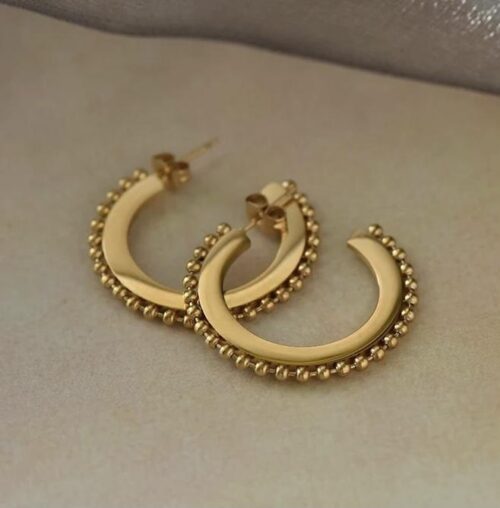 Jodie Studded Hoop - Image 3